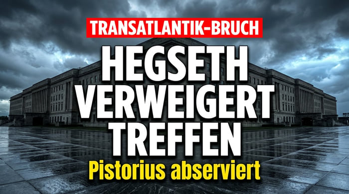 Diplomatischer Affront aus Washington: Hegseth lässt Pistorius eiskalt abblitzen