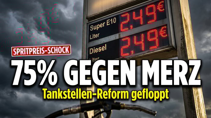 Drei von vier Deutschen rechnen mit der Regierung Merz ab: Spritpreis-Politik als Totalversager