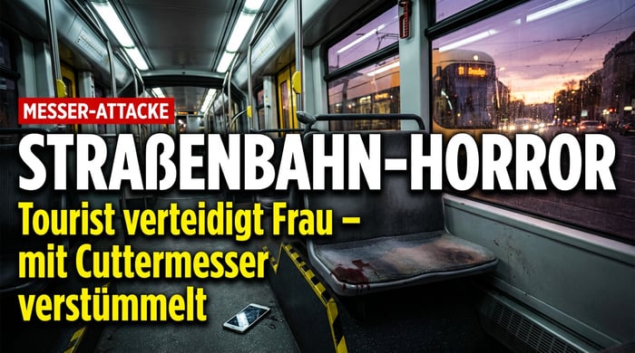 Dresdner Straßenbahn-Horror: Zwei Syrer vor Gericht – US-Tourist verteidigte Frau und wurde mit Cuttermesser verstümmelt