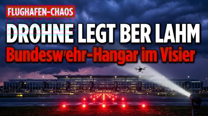 Drohnen-Chaos am BER: Hauptstadtflughafen erneut lahmgelegt