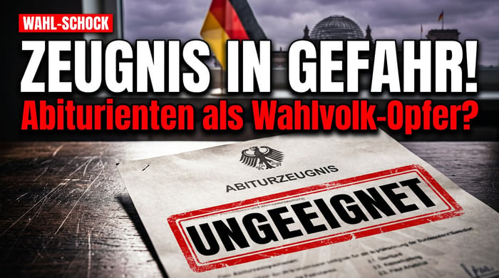Drohung gegen Schüler: Verlieren Abiturienten ihr Zeugnis, wenn das „falsche" Volk wählt?