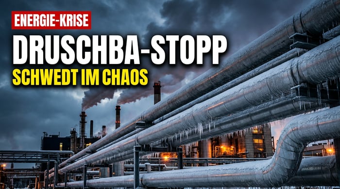 Druschba-Stopp legt Schwedt lahm: Berlin tappt im Dunkeln, während Moskau die Fäden zieht