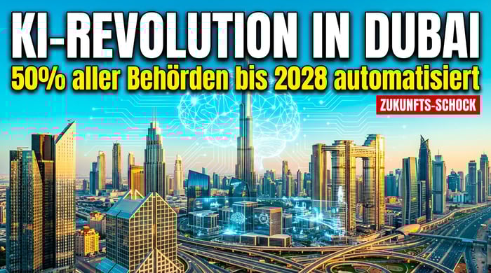 Dubai zündet die KI-Rakete: 50 Prozent aller Behörden bis 2028 unter Kontrolle künstlicher Intelligenz