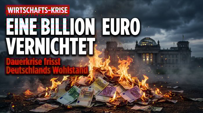 Eine Billion Euro vernichtet: Die Dauerkrise frisst Deutschlands Wohlstand auf
