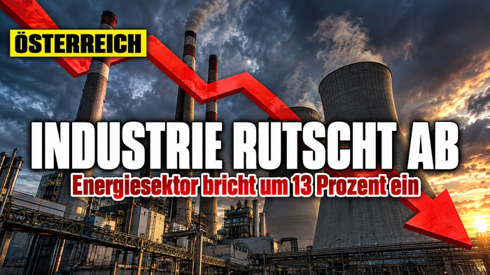 Energie-Absturz in Österreich: Industrie rutscht weiter ins Minus!