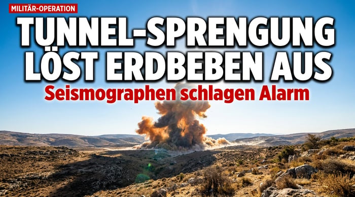 Erdbeben durch Sprengung: Israels Armee zerstört gigantischen Hisbollah-Tunnel im Libanon