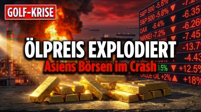 Eskalation am Persischen Golf: Asiens Börsen im freien Fall – Ölpreis explodiert