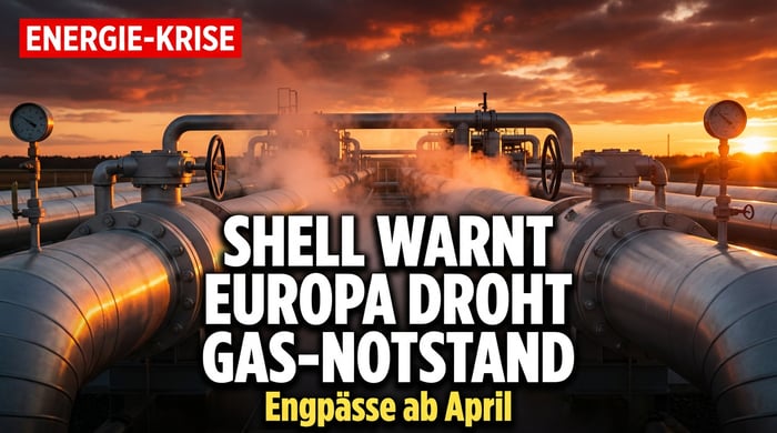 Europas Energieversorgung vor dem Kollaps? Shell-Chef warnt vor dramatischen Engpässen ab April