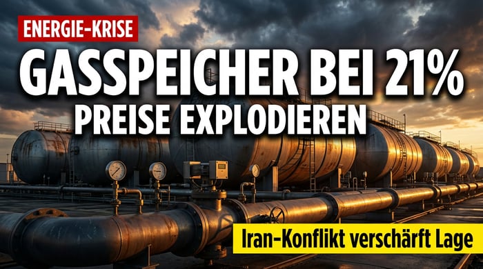 Europas Gasspeicher im freien Fall: Wie der Iran-Konflikt Deutschland in die Energiekrise zurückkatapultiert