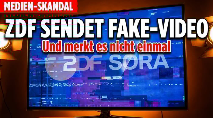 Fake-News aus dem Gebührenfernsehen: ZDF zeigt KI-generiertes Video im Heute Journal – und merkt es nicht einmal