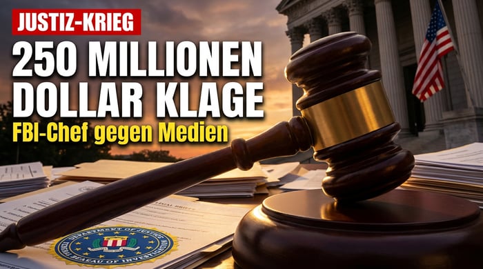 FBI-Chef Patel zieht gegen Medien in den Krieg: 250 Millionen Dollar für angebliche Rufschädigung
