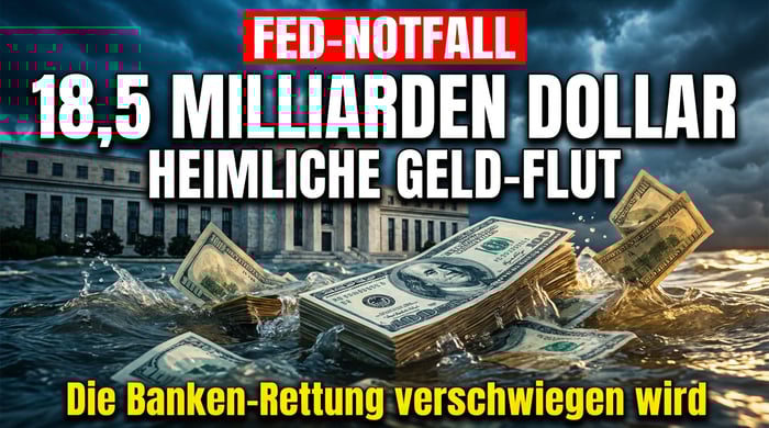 Fed flutet Bankensystem mit Milliarden: Die stille Rettungsaktion, über die niemand spricht