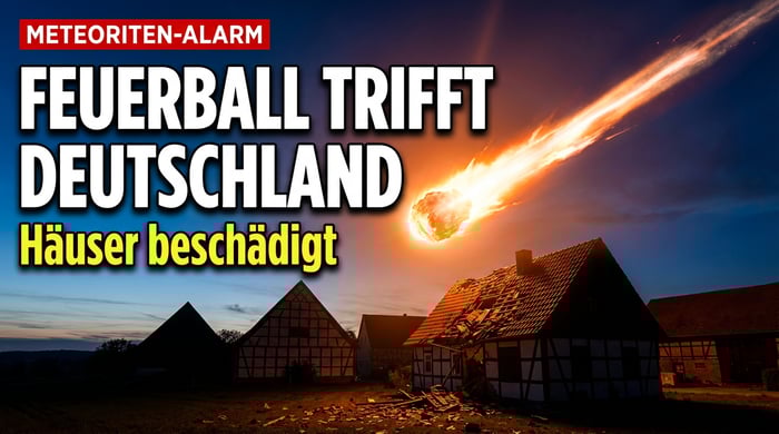 Feuerball über Deutschland: Meteorit beschädigt Häuser in Rheinland-Pfalz
