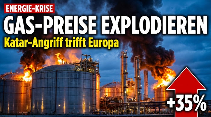 Gaspreise explodieren: Iranischer Vergeltungsschlag auf Katar trifft Europa ins Mark