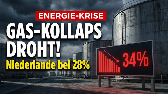 Gasspeicher im freien Fall: Droht Deutschland der Energie-Kollaps durch niederländischen Lieferausfall?