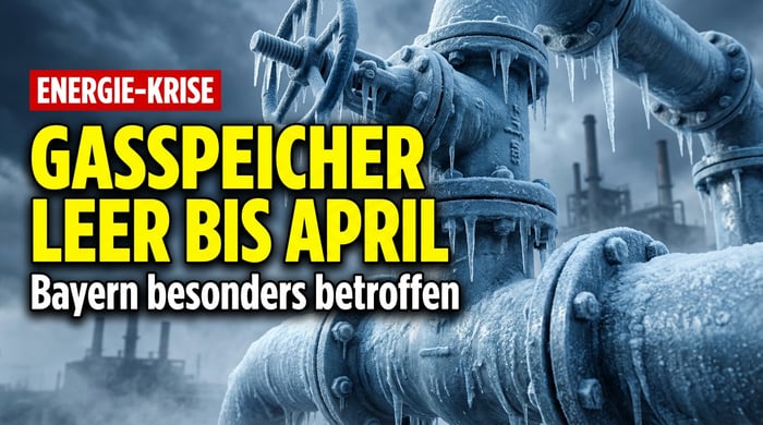 Gasspeicher vor dem Kollaps: Deutschland droht im Frühjahr die kalte Dusche