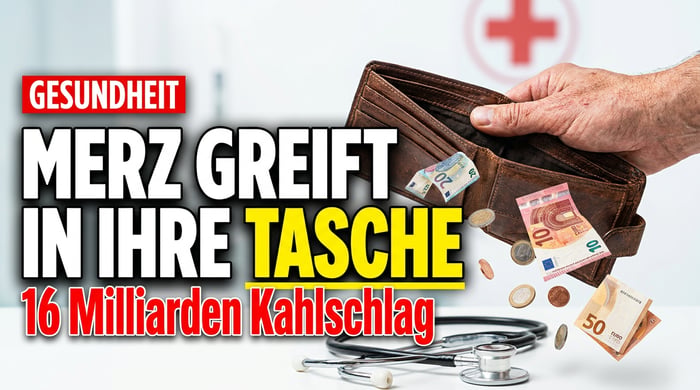 Gesundheits-Kahlschlag: Wie die Merz-Regierung den Bürgern in die Tasche greift
