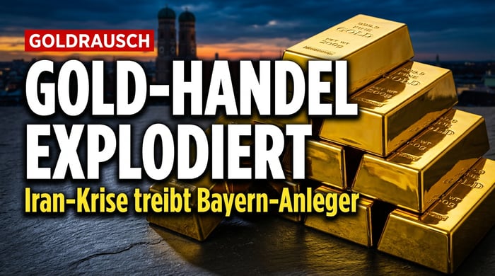 Gold-Boom in Bayern: Iran-Krise lässt Edelmetall-Handel explodieren