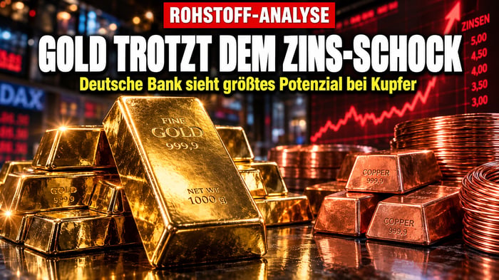 Gold trotzt dem Zins-Schock: Deutsche Bank sieht Kupfer als Joker!