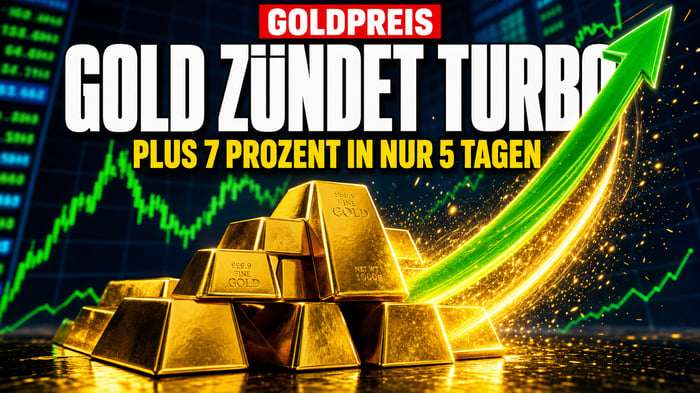 Gold zündet den Turbo: 7 Prozent in fünf Tagen – und jetzt?