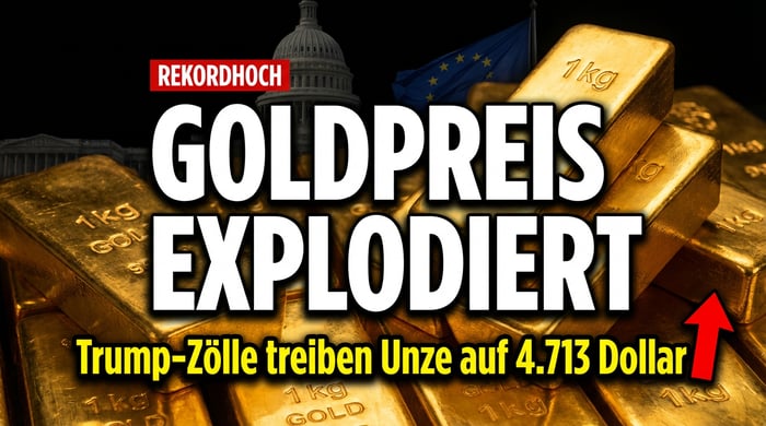 Goldpreis explodiert: Trump-Zölle treiben Edelmetalle auf historische Höchststände
