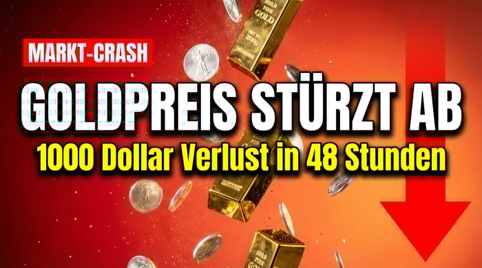 Goldpreis im freien Fall: Edelmetallmarkt erlebt historischen Einbruch