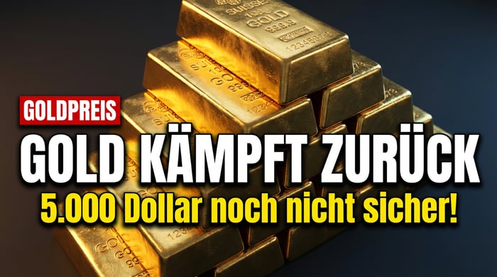 Goldpreis kämpft sich zurück: Warum die 5.000-Dollar-Marke noch lange nicht sicher ist