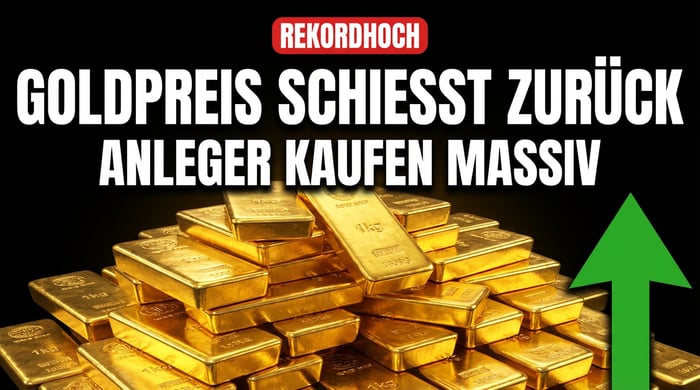 Goldpreis schießt zurück: Anleger nutzen Kursrückgang für massive Zukäufe