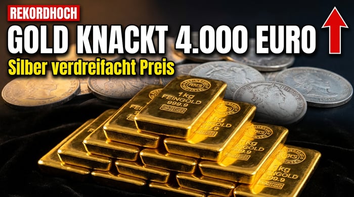 Goldpreis sprengt 4.000-Euro-Marke: Das Misstrauen in die Politik wird zum Treibstoff der Edelmetall-Rallye