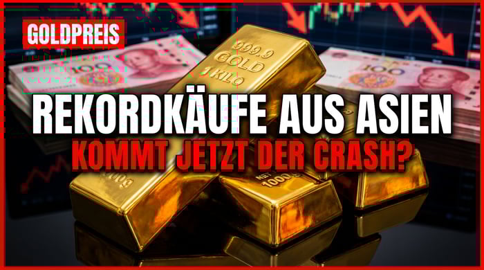 Goldpreis unter Druck: Asiatische Rekordkäufe als Vorbote einer Korrektur?