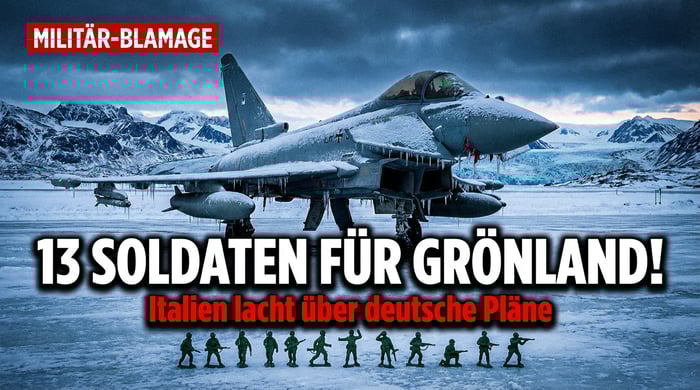 Grönland-Abenteuer der Bundeswehr: Italien verspottet deutsche Militärpläne als "Anfang eines Witzes"