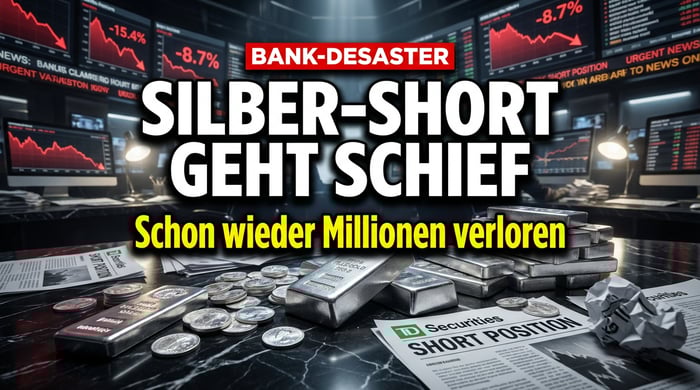 Großbank wagt erneuten Angriff auf Silber – und riskiert Millionenverluste