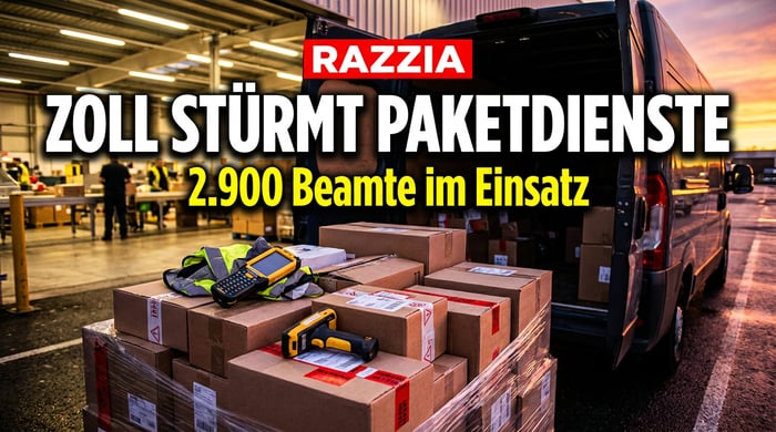 Großrazzia bei Paketboten: Wenn der Staat plötzlich entdeckt, was alle längst wussten