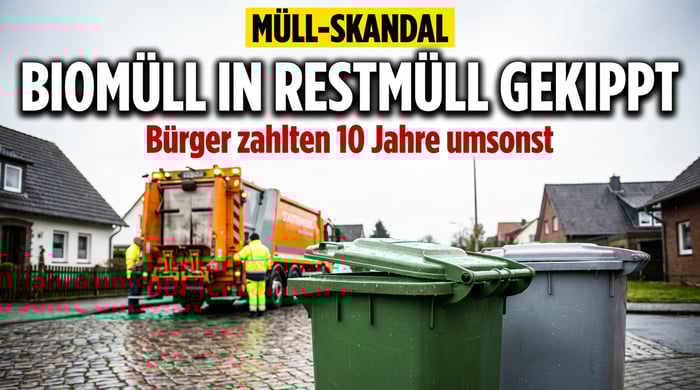 Grüne Vorzeigestadt Tübingen: Biomüll landete jahrelang im Restmüll – Bürger zahlten trotzdem brav für die Trennung