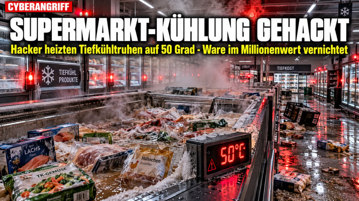 Hacker heizen Kühltruhen auf 50 Grad: Frankreichs Supermärkte im Chaos!
