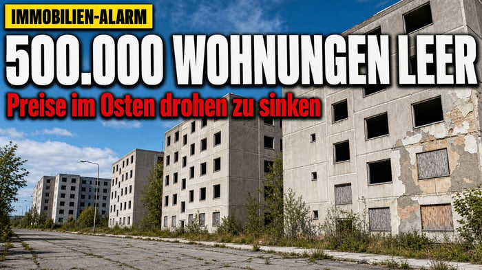 Halbe Million leere Wohnungen: Im Osten bröckeln jetzt die Preise
