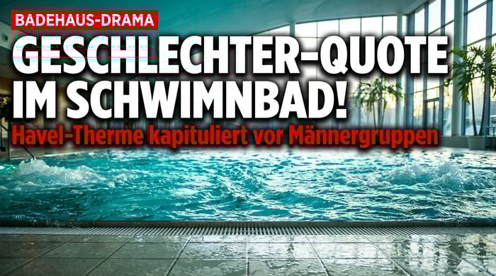 Havel-Therme kapituliert vor Männergruppen: Wenn Schwimmbäder zur Gefahrenzone werden