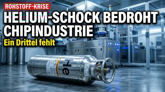 Helium-Krise: Wie ein unscheinbares Edelgas die Weltwirtschaft in die Knie zwingen könnte