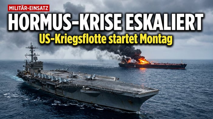 Hormus-Krise eskaliert: Trump schickt Kriegsflotte – während Tanker unter Beschuss gerät
