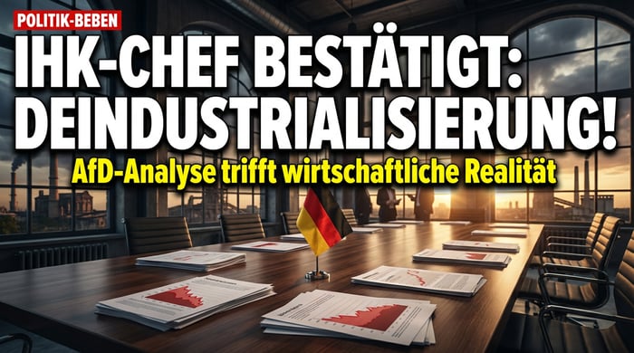 IHK-Chef warnt vor AfD-Wirtschaftspolitik – und entlarvt dabei das Versagen der Altparteien