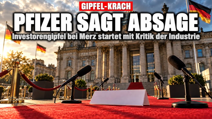 Investorengipfel mit Kater: Pfizer sagt Merz ab – die Industrie murrt!