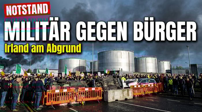 Irland am Rande des Ausnahmezustands: Militär gegen das eigene Volk wegen explodierender Spritpreise