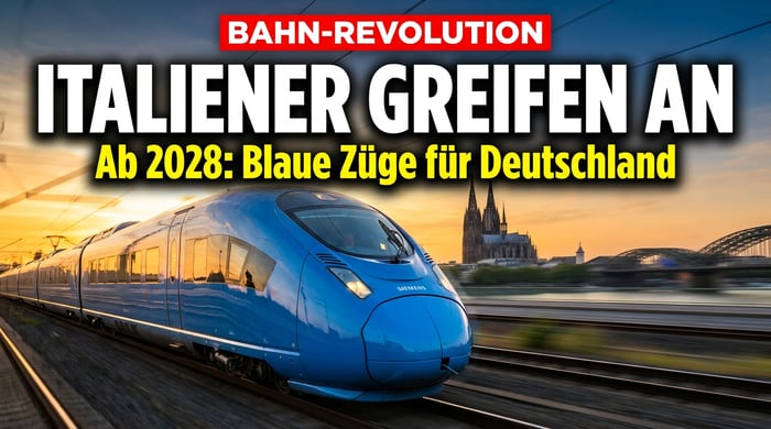 Italienische Konkurrenz für die Deutsche Bahn: Italo greift ab 2028 mit blauen Zügen an