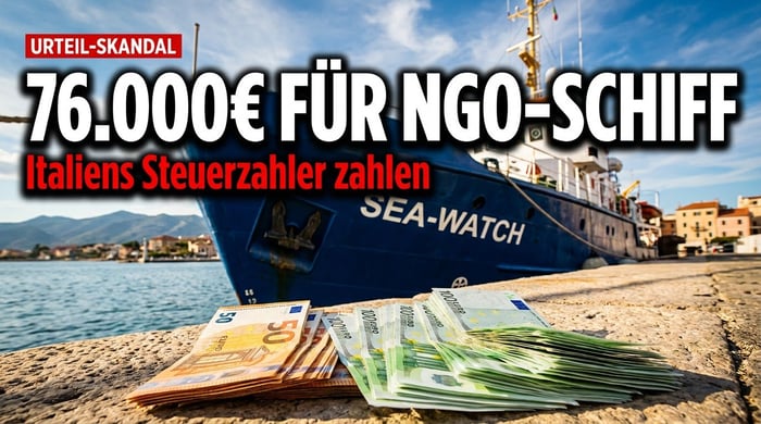Italiens Justiz zwingt Steuerzahler zur Kasse – für deutschen NGO-Aktivismus auf dem Mittelmeer
