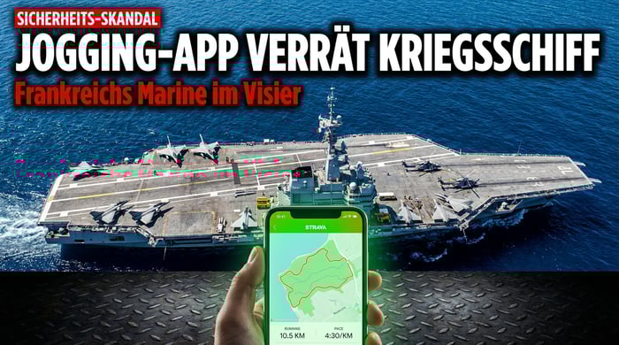 Jogging-App verrät Frankreichs Flugzeugträger: Wenn digitale Naivität zur Gefahr für die nationale Sicherheit wird