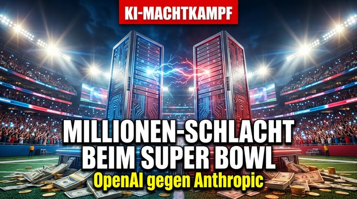 KI-Giganten im Clinch: OpenAI und Anthropic liefern sich Werbe-Schlammschlacht beim Super Bowl