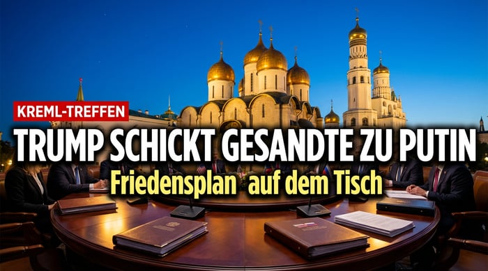 Kreml-Treffen: Trump schickt Kushner und Witkoff zu Putin – Friedensverhandlungen nehmen Fahrt auf