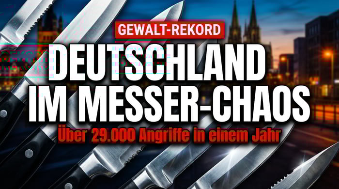 Kriminalstatistik 2025: Deutschland versinkt in Gewalt – Messerdelikte auf historischem Höchststand