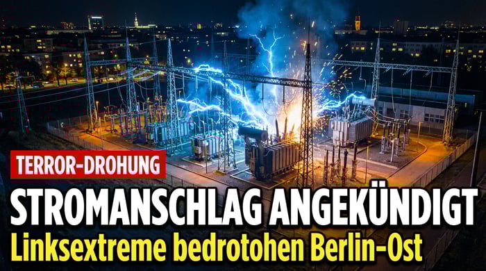 Linksextreme Terrordrohung: „Vulkangruppe" kündigt Anschlag auf Berliner Stromversorgung an