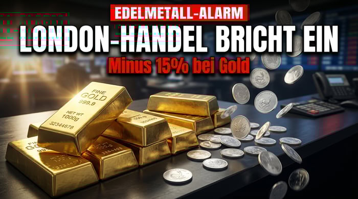 Londoner Edelmetallmarkt verzeichnet deutlichen Rückgang bei Gold- und Silbertransfers